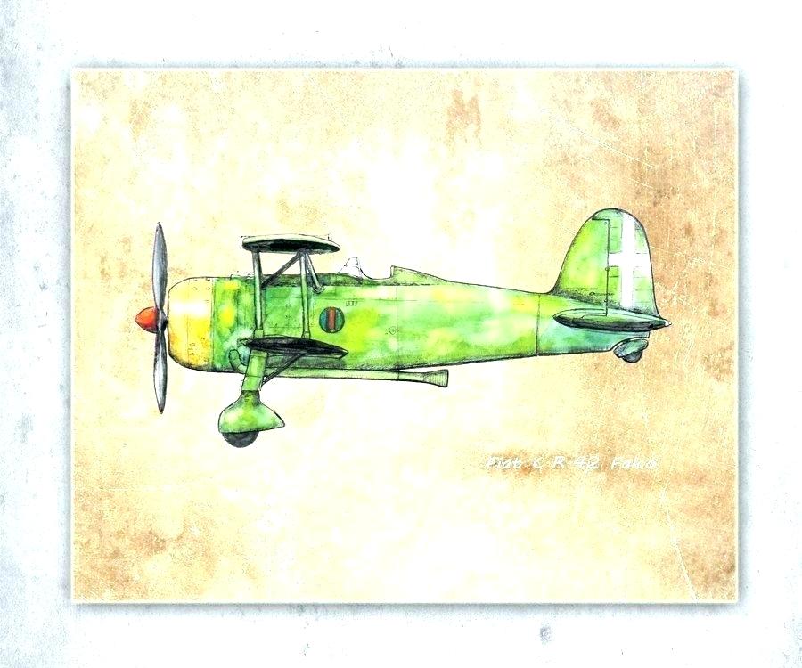 900x750 Vintage Airplane Wall Art - Vintage Plane Drawing