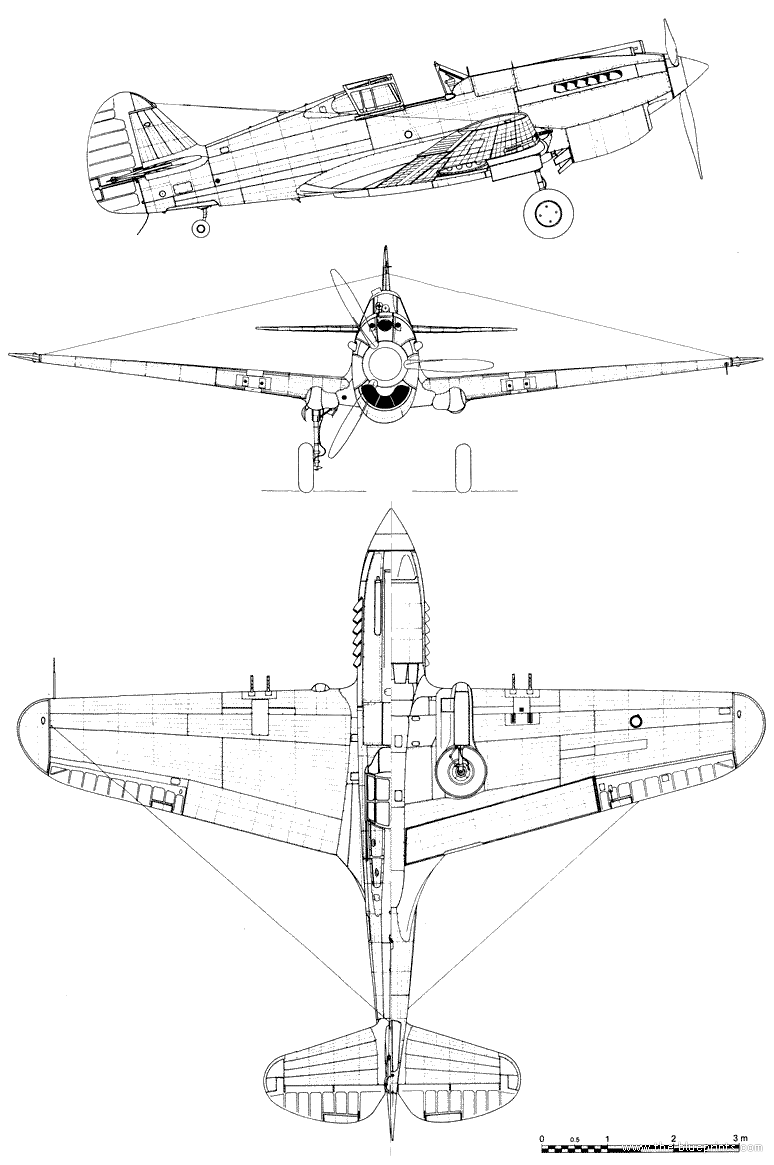 774x1165 Vintage Plane Blueprint - Vintage Plane Drawing