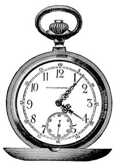236x335 Best Pocket Watch Art Images Vintage Watches, Antique Watches - Vintage Pocket Watch Drawing