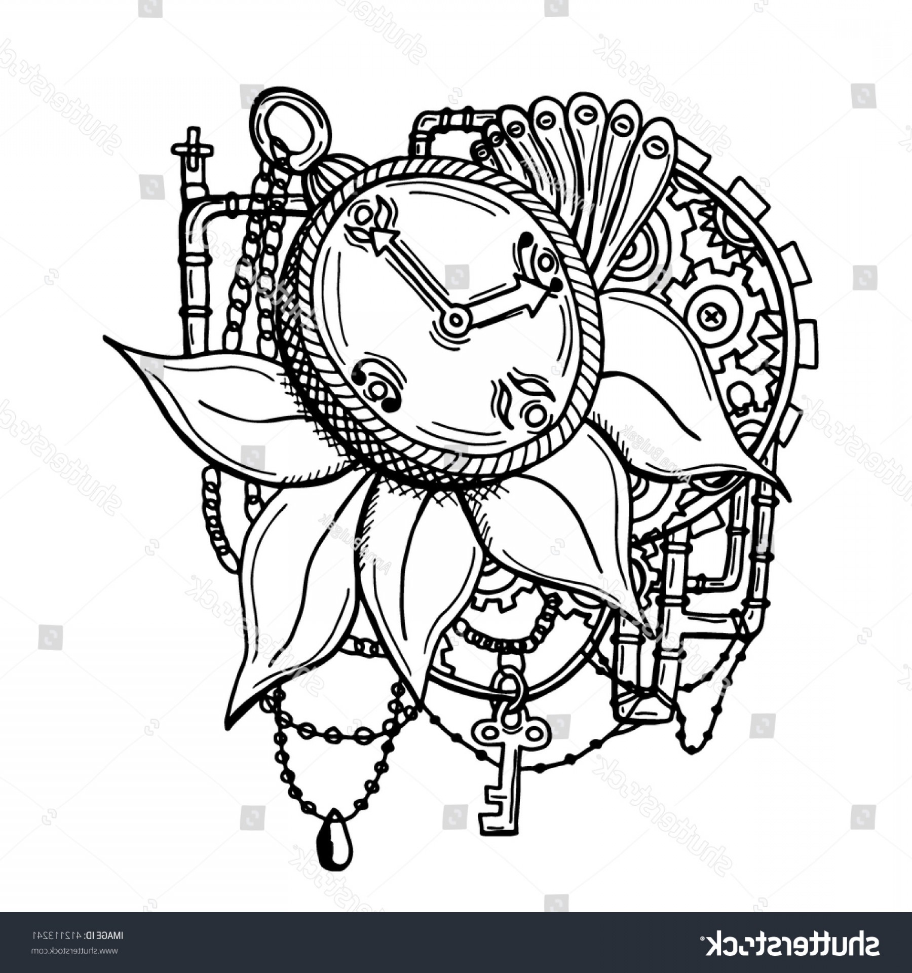 1800x1920 vintage pocket watch petails chains pipes lazttweet - Vintage Pocket Watch Drawing