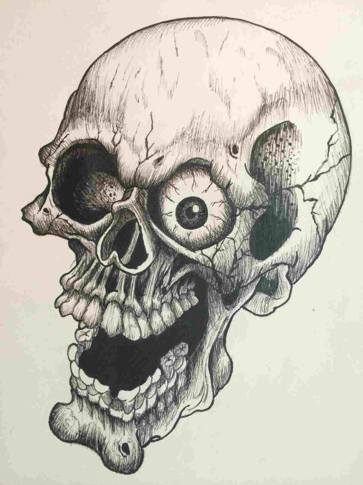 1213x1618 Skull Skull Sketches Images Sketches Images Drawings Art - Vintage Skull Drawing