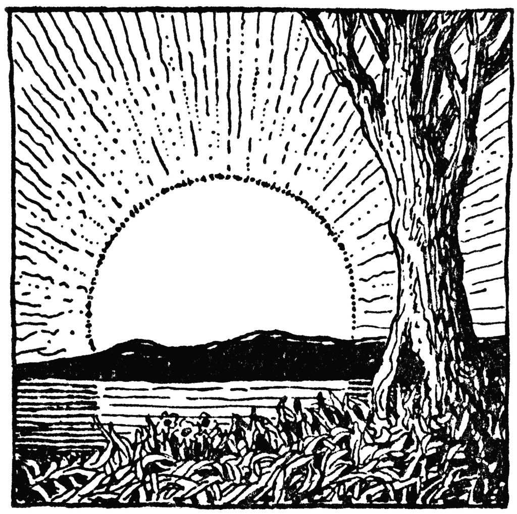 1024x1018 Sun Drawing Vintage For Free Download - Vintage Sun Drawing