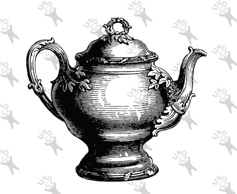 Vintage Teapot Drawing at Explore collection of