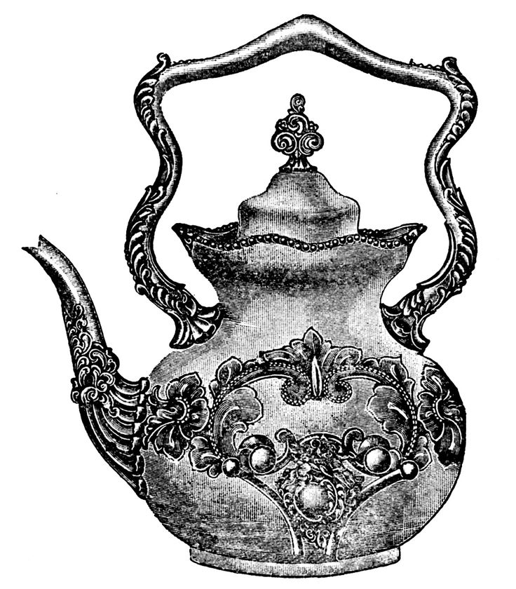 736x840 collection of free teapot drawing tea time download on ui ex - Vintage Teapot Drawing