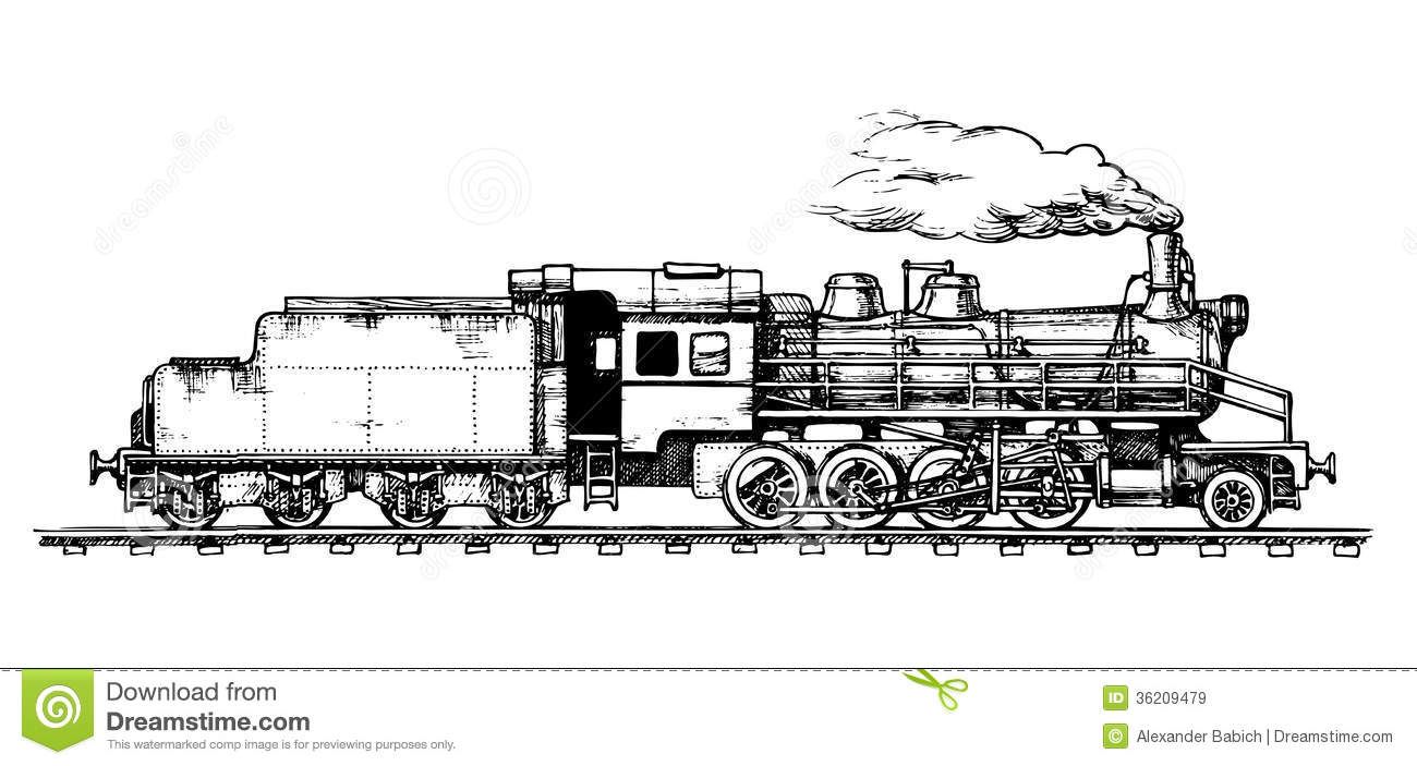 1300x703 vintage trains vintage train more iron horses train drawing - Vintage Train Drawing
