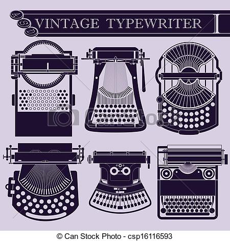 450x470 vintage typewriter i - Vintage Typewriter Drawing