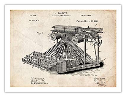 425x327 steves poster store typewriter vintage type writer - Vintage Typewriter Drawing