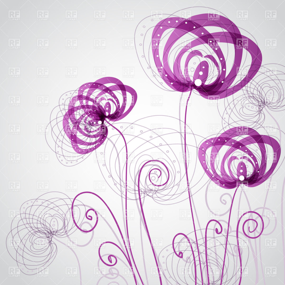 1200x1200 abstract violet flowers vector image of backgrounds, textures - Violet Flower Drawing