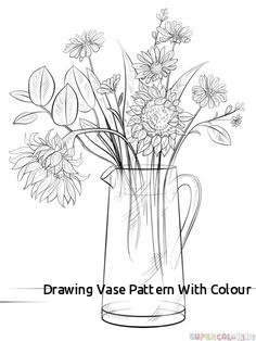 236x314 Drawing Vase Pattern With Colour How To Draw A Violin And Bow - Violin Bow Drawing