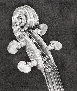252x300 Violin Bow Drawings Fine Art America - Violin Bow Drawing