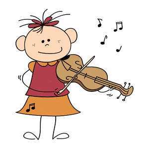 300x300 Free Stock Photos - Violin Cartoon Drawing