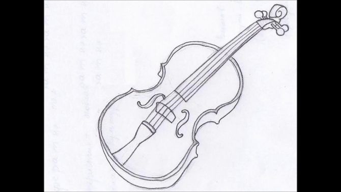 Comer Junior School 25 Best Looking For Abstract Violin Pencil Drawing 