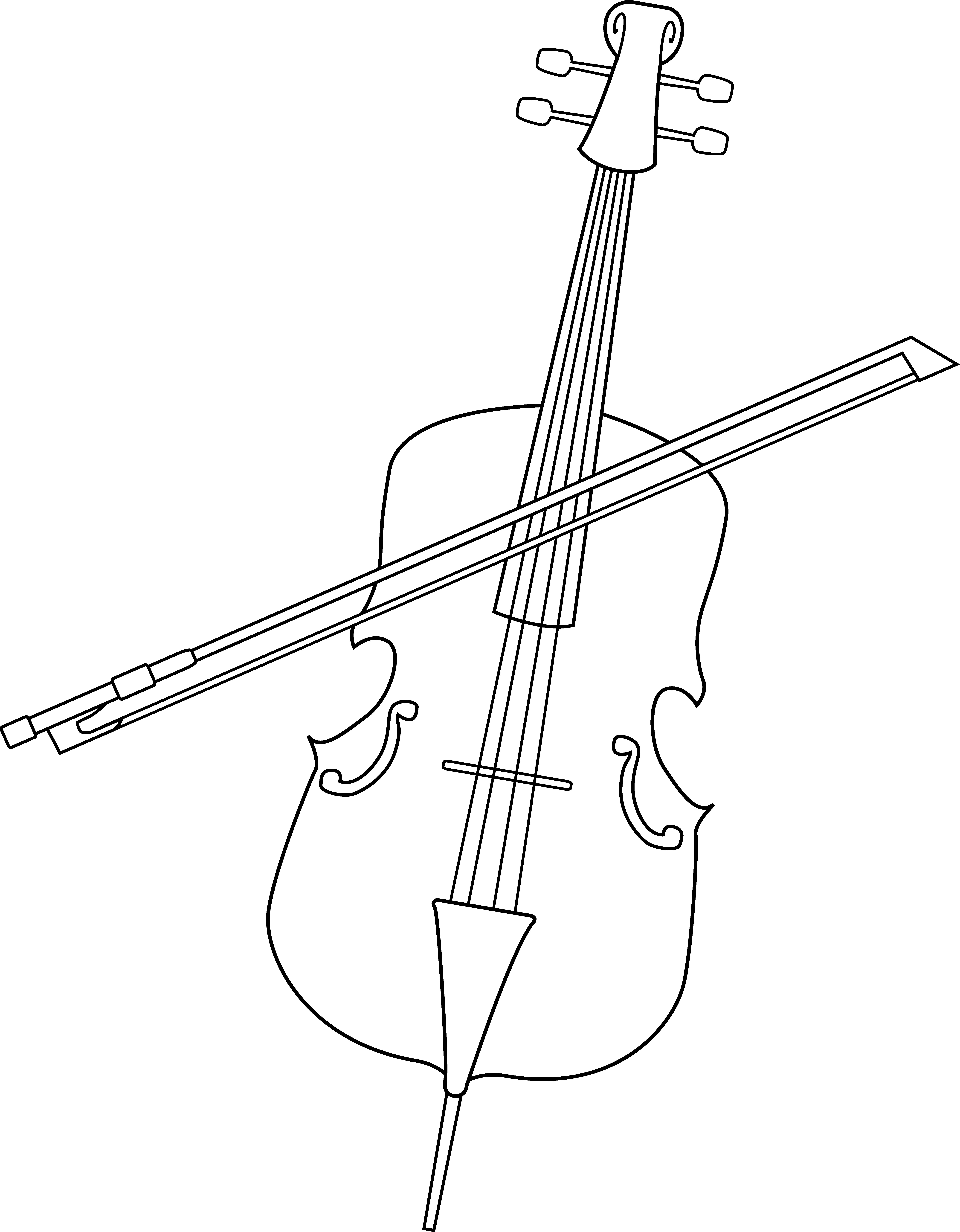 Нарисовать скрипку