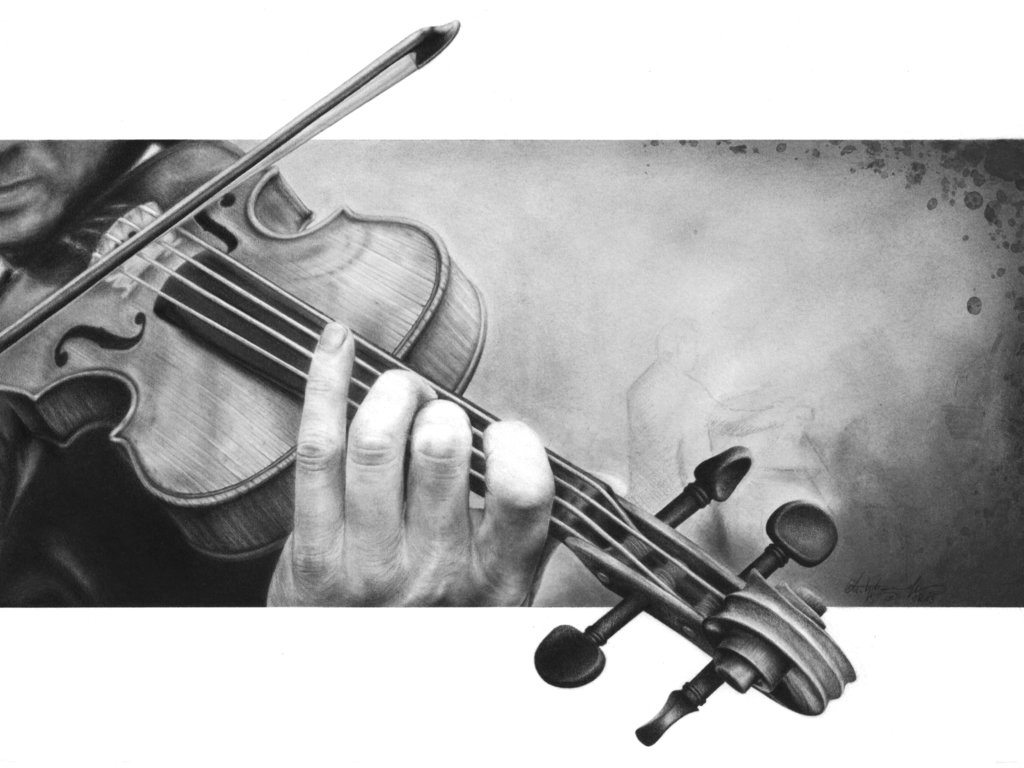 Violin Pencil Drawing: A Guide to Creating Realistic Artwork