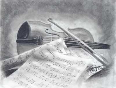 400x303 violin pencil drawing best of master violin amazing pencil art - Violin Pencil Drawing