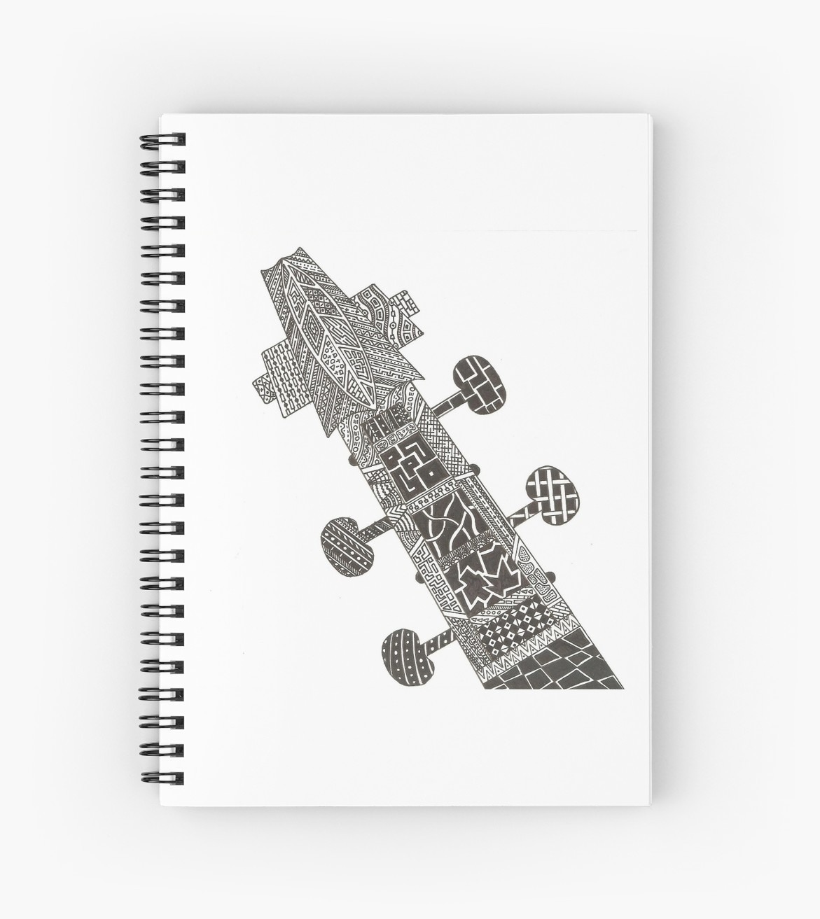 1171x1313 violin cello scroll zentangle drawing spiral notebooks - Violin Scroll Drawing