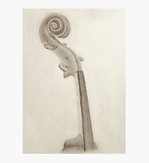 210x230 Violin Scroll Drawing Wall Art Redbubble - Violin Scroll Drawing