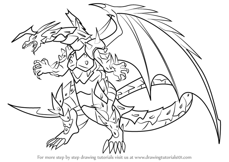 800x567 learn how to draw viper helios from bakugan battle brawlers - Viper Drawing