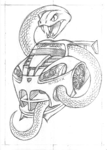 375x527 viper drawing - Viper Drawing