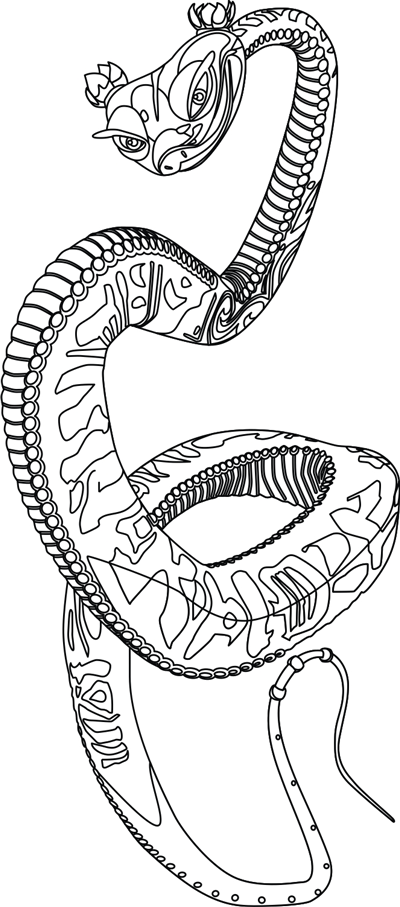 400x907 viper drawing easy for free download - Viper Drawing
