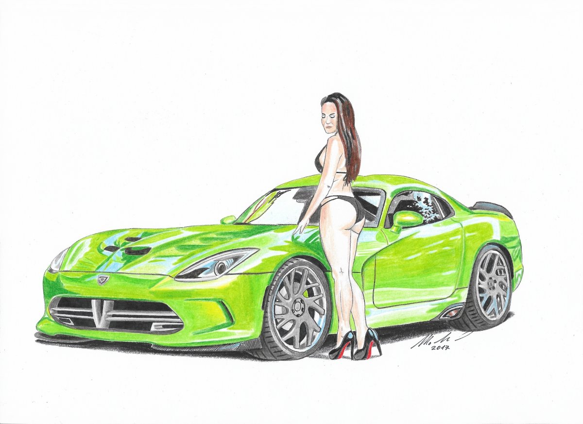 1200x873 dodge viper - Viper Drawing