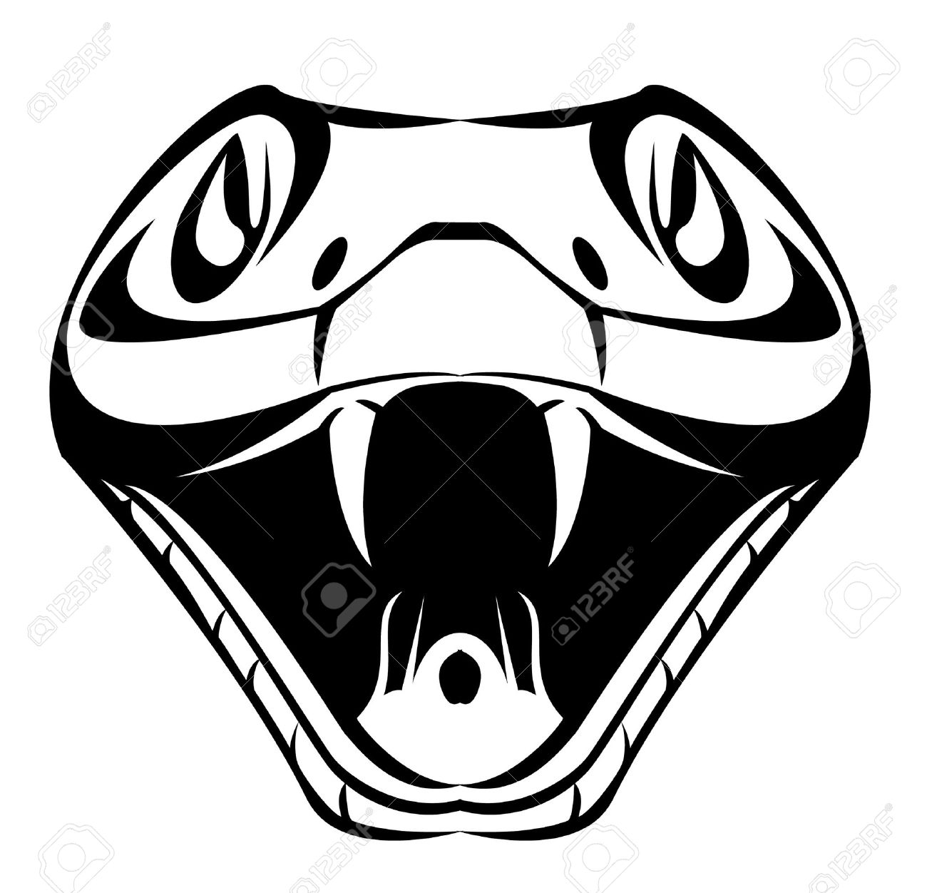 1300x1252 viper drawing snake head for free download - Viper Head Drawing