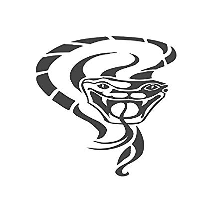 425x425 viper snake, pre inked image rubber stamp - Viper Snake Drawing