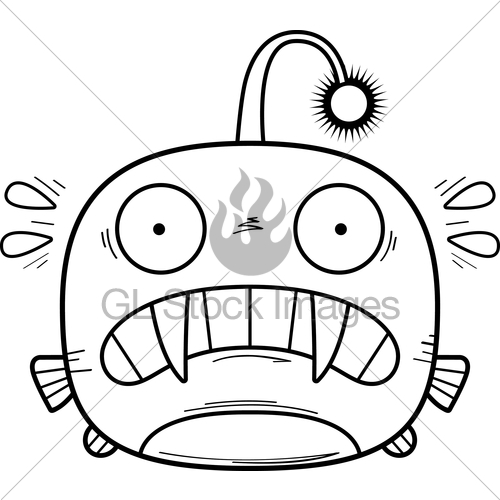 500x500 Scared Little Viperfish Gl Stock Images - Viperfish Drawing