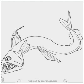 268x268 Viper Coloring Pages Unique Coloring Step - Viperfish Drawing