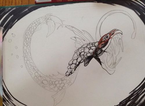 500x367 Viper Fish Tumblr - Viperfish Drawing