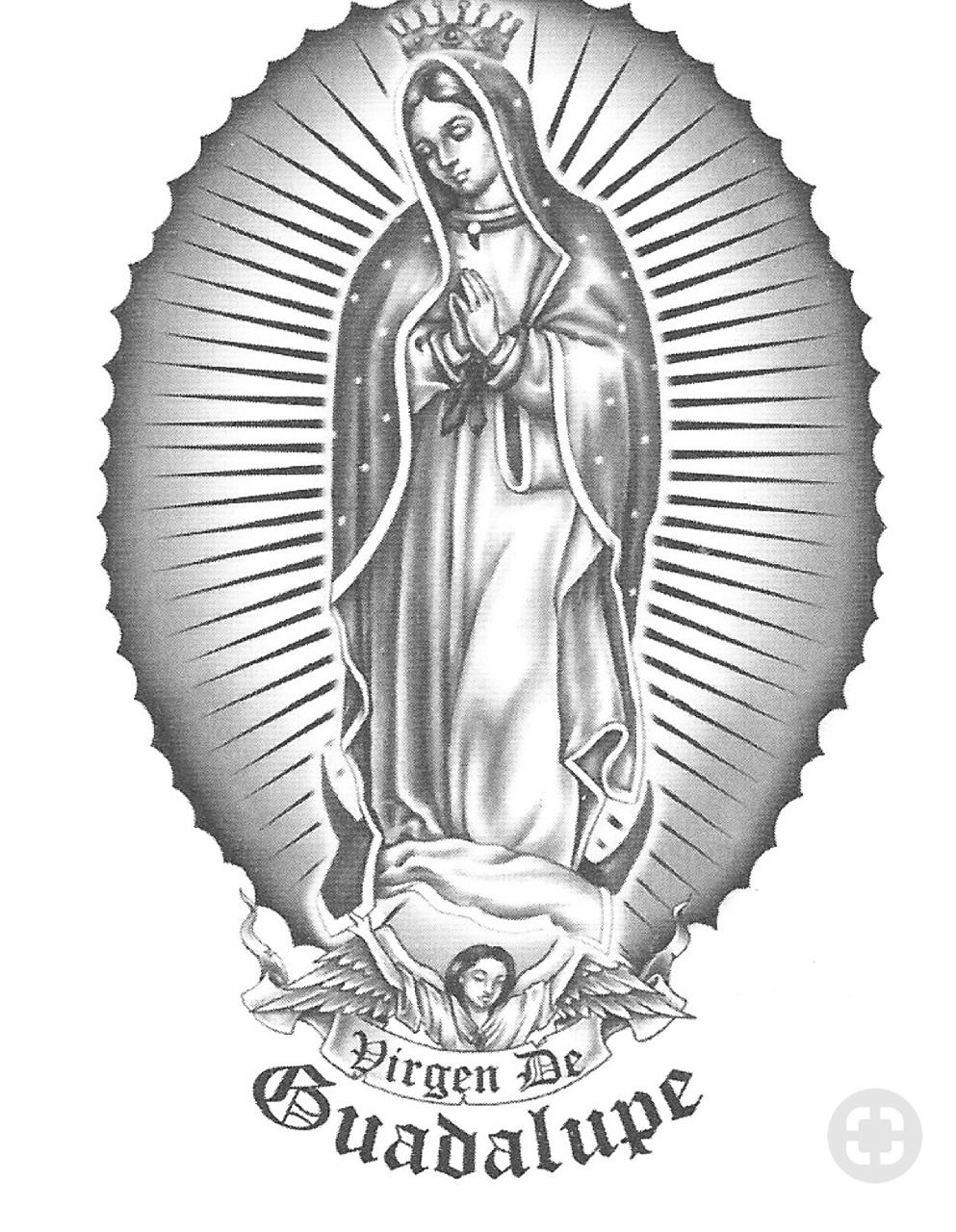 Virgen De Guadalupe Drawing at PaintingValley.com | Explore collection