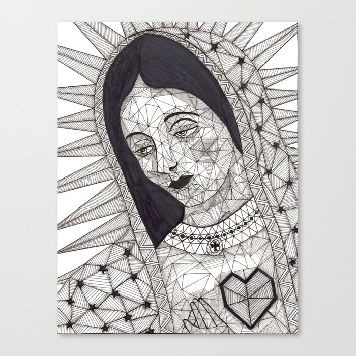 Virgen De Guadalupe Drawing at PaintingValley.com | Explore collection