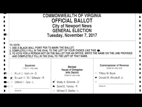 480x360 virginia legislative race to be decided - Virginia Drawing
