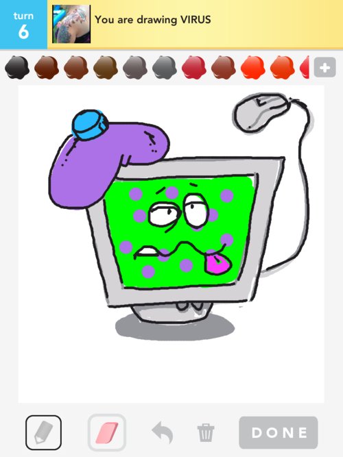 500x667 virus drawings - Virus Drawing