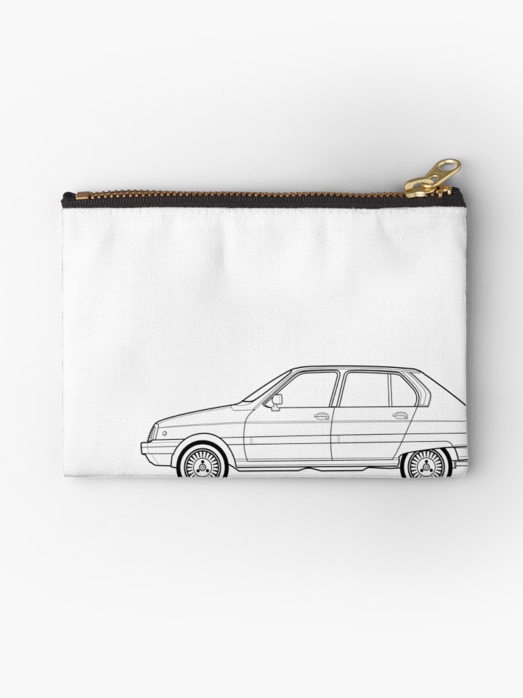 750x1000 Citroen Visa Outline Drawing Studio Pouches - Visa Drawing