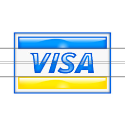 256x256 Drawing Visa Icon - Visa Drawing