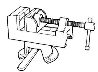 332x246 morgan milwaukee drill press vise w swivel base - Vise Drawing