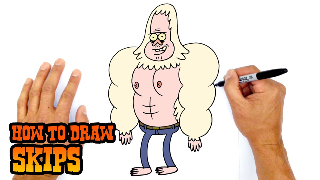 1280x720 how to draw skips regular show - Visit Drawing