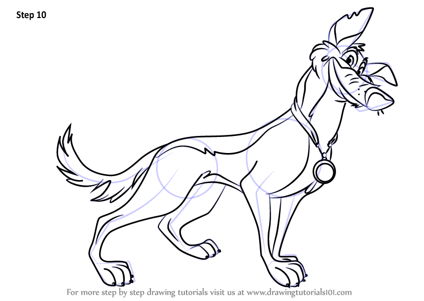 846x600 Learn How To Draw Charlie B Barkin From All Dogs Go To Heaven - Visit Drawing
