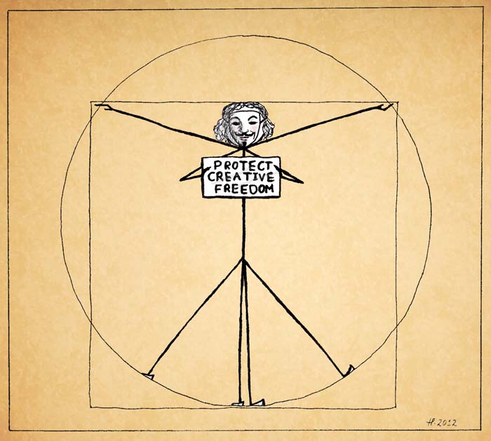 700x629 The Vitruvian Man Hp Stick Version Comic Random Doodles - Vitruvian Man Drawing