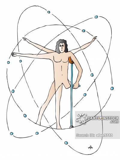 400x533 Vitruvian Man Cartoons And Comics - Vitruvian Man Drawing