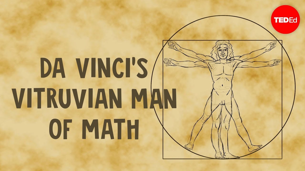 1280x720 Da Vinci's Vitruvian Man Of Math - Vitruvian Man Drawing
