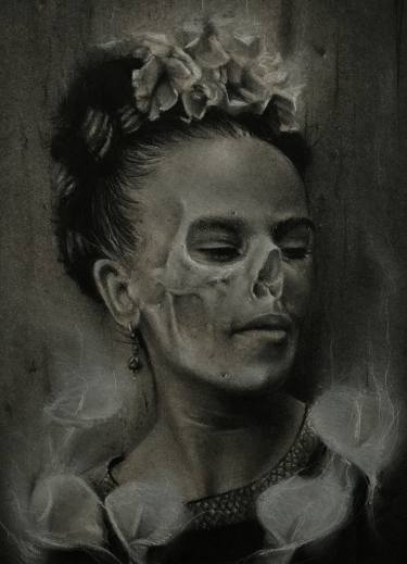 375x519 La Muerta Vive Drawing - Vive Drawing