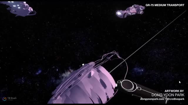 640x360 star wars tilt brush - Vive Drawing