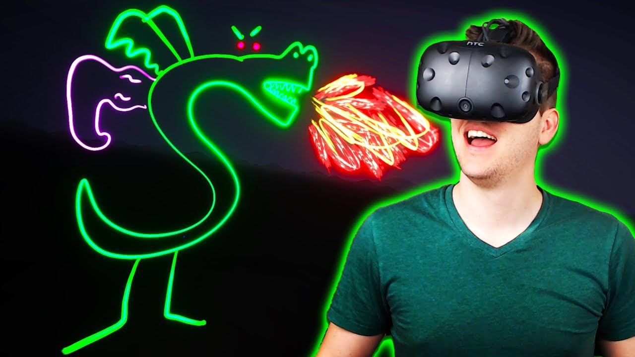 1280x720 Drawing Trogdor In Vr! - Vive Drawing