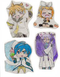193x250 scans of vocaloid drawings - Vocaloid Drawings