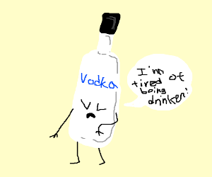 300x250 angry vodka bottle drawing - Vodka Bottle Drawing