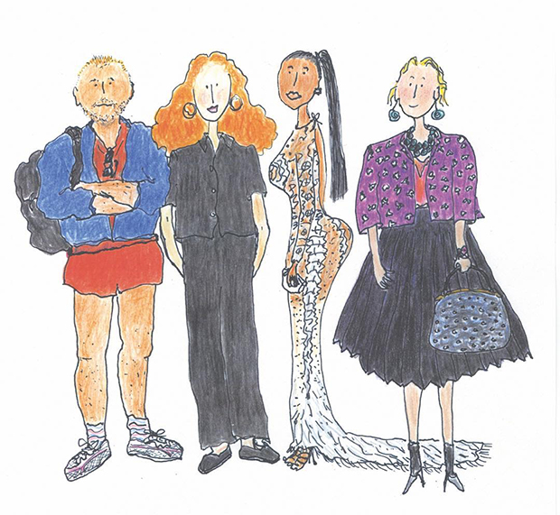 620x571 have you seen grace coddington's drawings of kim kardashian - Vogue Drawings
