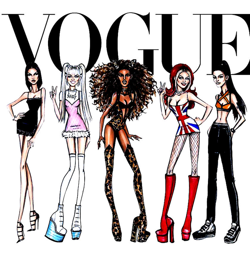 839x900 Vogue Drawing - Vogue Drawings