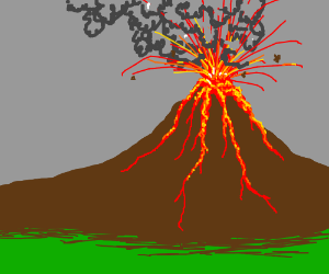 300x250 volcanic eruption drawing - Volcanic Eruption Drawing